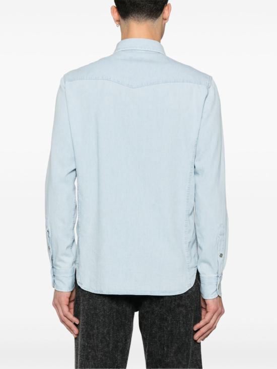  톰포드 데님 셔츠 HDS001FMC130F24 HB215 Light blue - TOMFORD