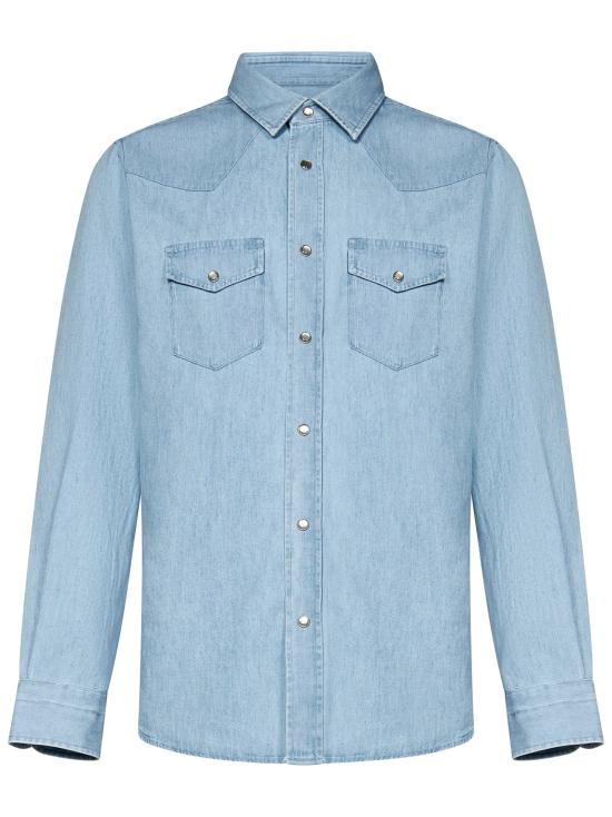  톰포드 데님 셔츠 HDS001FMC130F24 HB215 Light blue