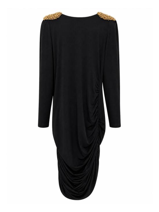 26SS 아멘쿠튀르 미디 원피스 ACS26410 009 Black - AMEN COUTURE