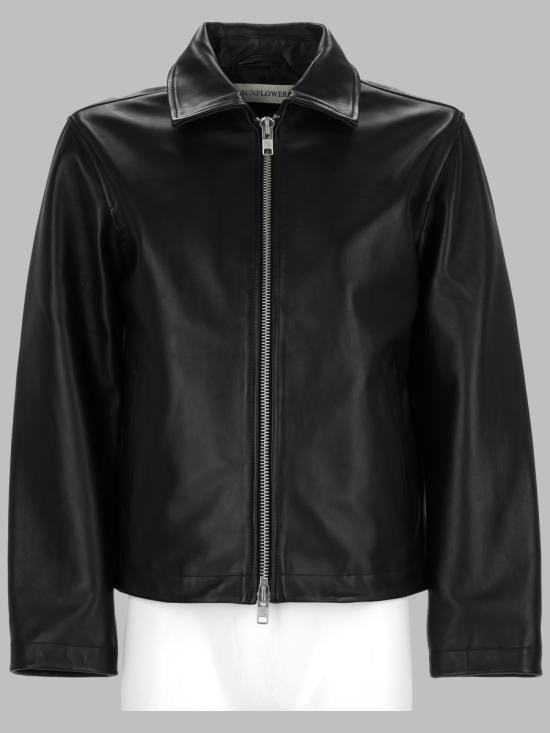 26FW 선플라워 가죽 자켓 6027 BLACK