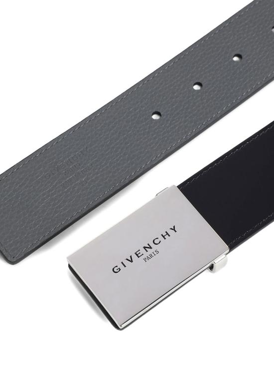 26FW 지방시 가죽 벨트 BK407NK21Q 002 BLACK GREY - GIVENCHY