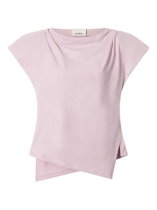 26SS 이자벨마랑 반팔 티셔츠 TS0097FAA1N41I 40PI PALE PINK