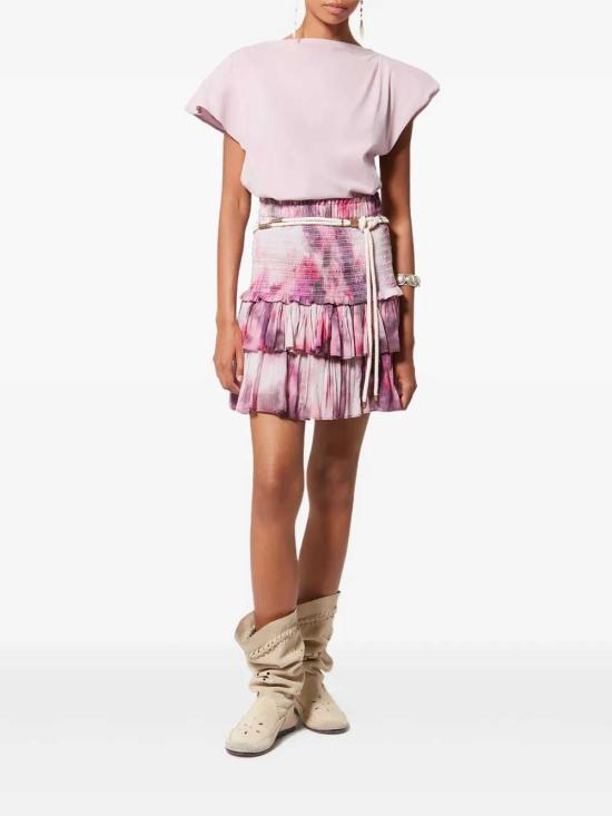 26SS 이자벨마랑 반팔 티셔츠 TS0097FAA1N41I 40PI PALE PINK - ISABEL MARANT