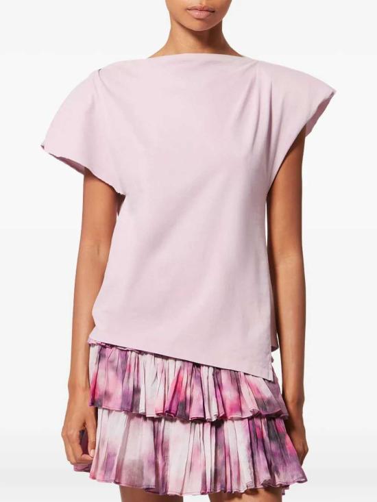 26SS 이자벨마랑 반팔 티셔츠 TS0097FAA1N41I 40PI PALE PINK - ISABEL MARANT