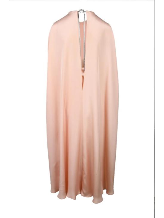 25SS 막스마라 미디 원피스 핑크색 실크 롱드레스 - MAX MARA