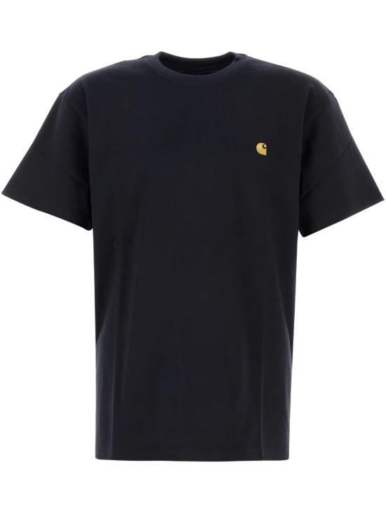 26FW 칼하트 WIP 숏슬리브 체이스 티셔츠 I026391 00H XX Dark navy gold