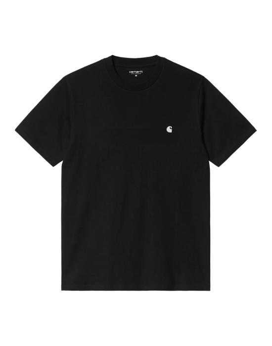 26FW 칼하트 WIP 숏슬리브 매디슨 티셔츠 I033000 0D2 XX Black white