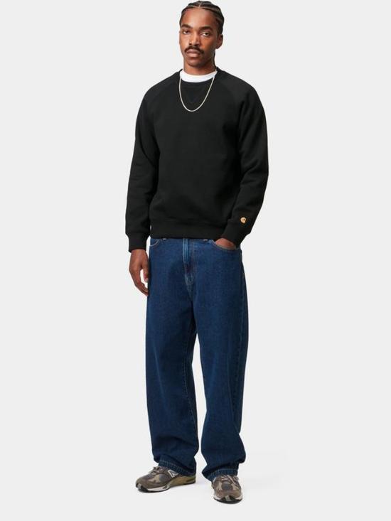 26FW 칼하트 WIP 체이스 스웨트셔츠 I033660 00F XX BLACK GOLD - CARHARTT WIP