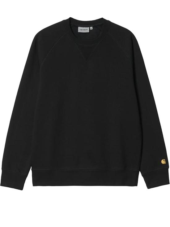 26FW 칼하트 WIP 체이스 스웨트셔츠 I033660 00F XX BLACK GOLD
