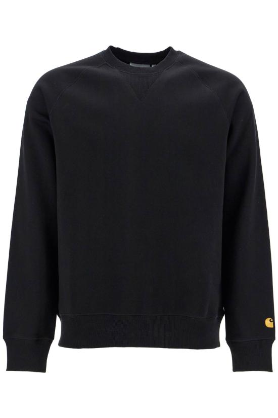 26FW 칼하트 WIP 체이스 스웨트셔츠 I033660 00F XX Black gold