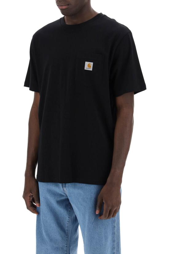 26FW 칼하트 WIP 숏슬리브 포켓 티셔츠 I030434 89 XX Black - CARHARTT WIP