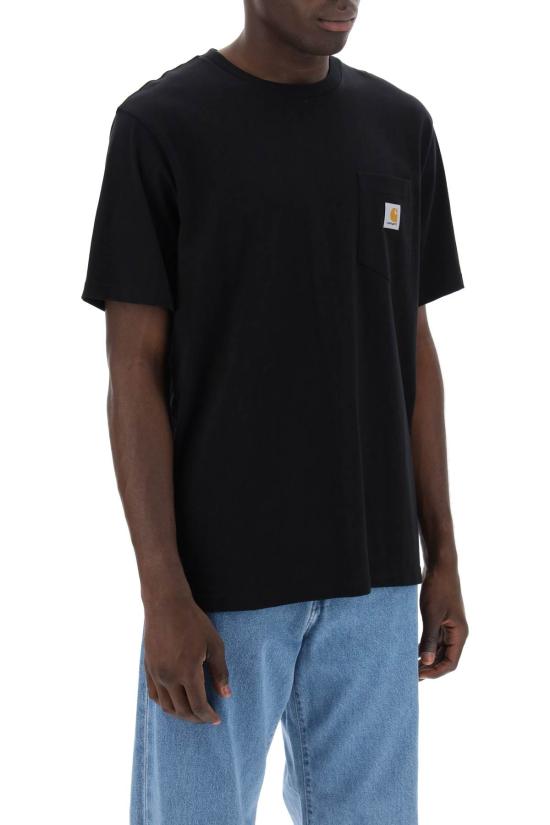 26FW 칼하트 WIP 숏슬리브 포켓 티셔츠 I030434 89 XX Black - CARHARTT WIP