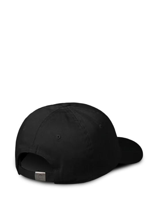 26FW 칼하트 WIP 메디슨 로고 볼캡 I036730 0D2 XX Black white - CARHARTT WIP