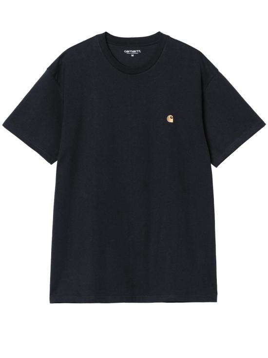 26FW 칼하트 WIP 숏슬리브 체이스 티셔츠 I026391 00F XX Black