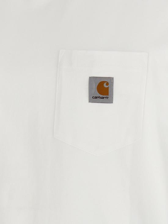 26FW 칼하트 WIP 숏슬리브 포켓 티셔츠 I030434 02 XX White - CARHARTT WIP