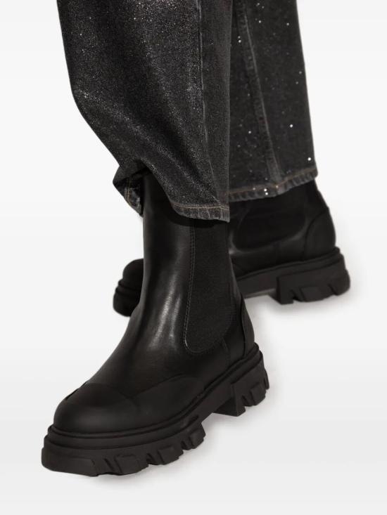 26FW 가니 미드 첼시 부츠 S3238 099 BLACK - GANNI