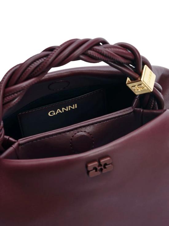 26FW 가니 스몰 부 백 A5313 436 BURGUNDY - GANNI
