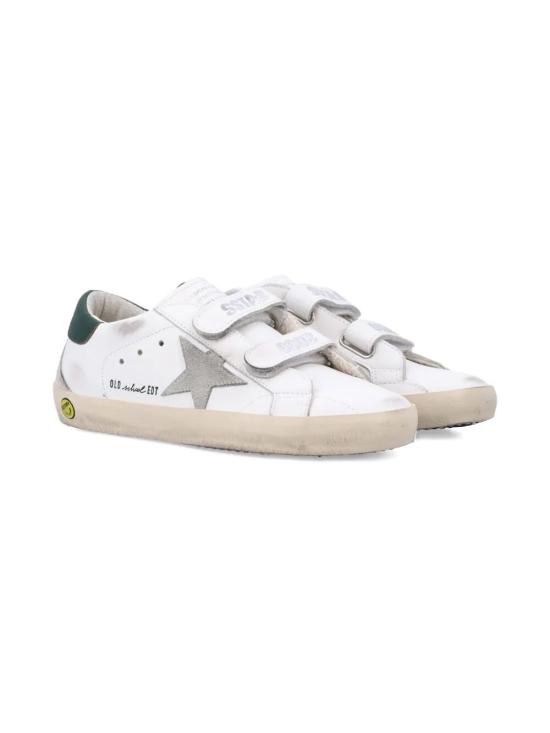 26SS [키즈] 골든구스 스니커즈 GYF00177 F008042 10594 10594 WHITE ICE DARK GREEN - GOLDEN GOOSE
