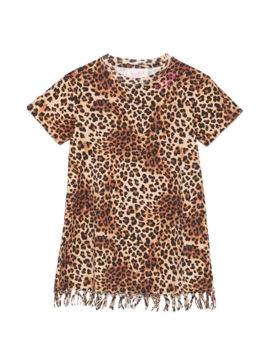 26SS [키즈] 세인트바쓰 원피스 ABY0001 03861L SAND LEOPARD 19 EMBROIDERED