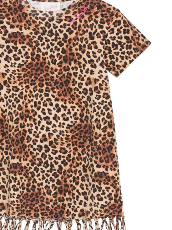 26SS [키즈] 세인트바쓰 원피스 ABY0001 03861L SAND LEOPARD 19 EMBROIDERED - MC2 SAINT BARTH