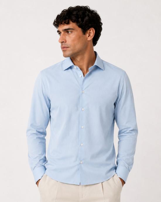 26SS 싸쿠스 긴팔 셔츠 422ML 21192 815 Blue - XACUS