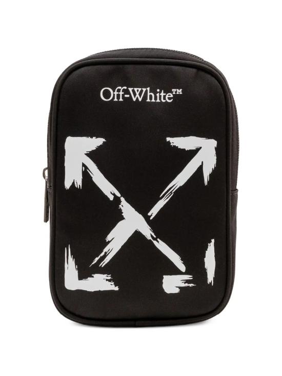 26SS [키즈] 오프화이트 크로스백 OBNQ002S26FAB0011001 001 BLACK WHITE - OFF WHITE