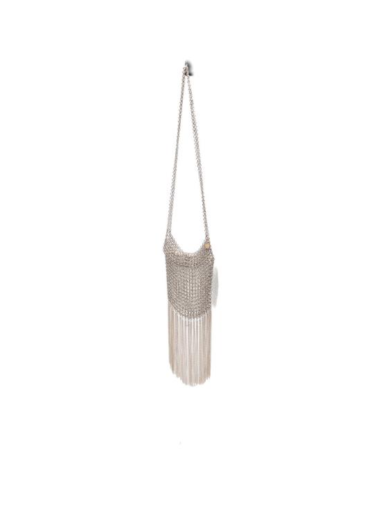 26SS 실비아 녜키 토트백 KZ004APOLLONIA SILVER Silver - SILVIA GNECCHI