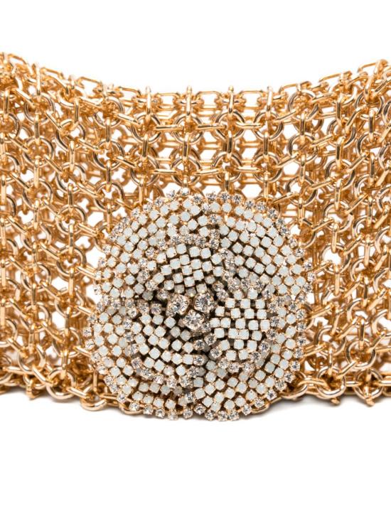 26SS 실비아 녜키 토트백 KZ009CAMELIA GOLDWHITE Golden - SILVIA GNECCHI