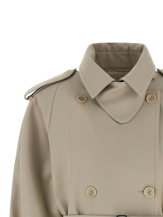 26SS 막스마라 카초 더블 브레스티드 트렌치 자켓 2611121103600002 - MAX MARA