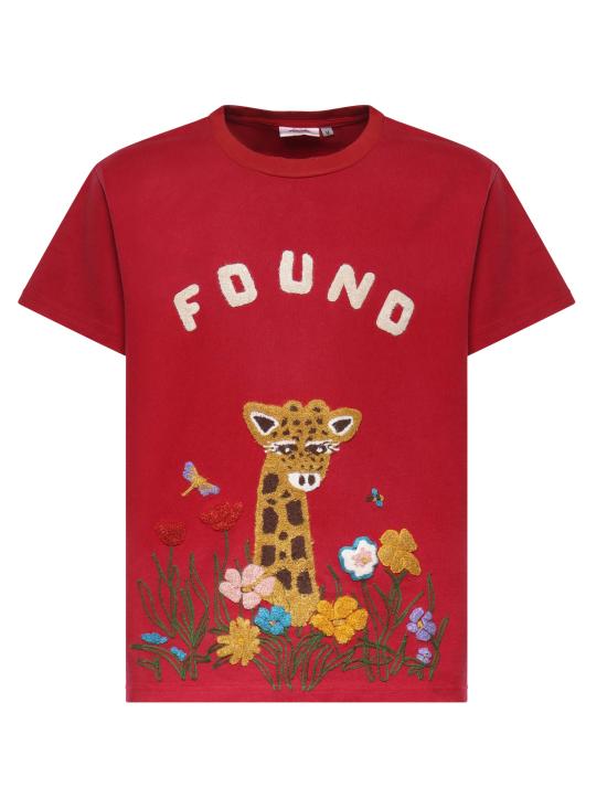 26SS FOUND 반팔 티셔츠 FOSS26TT09012 6343 WASHED BERRY