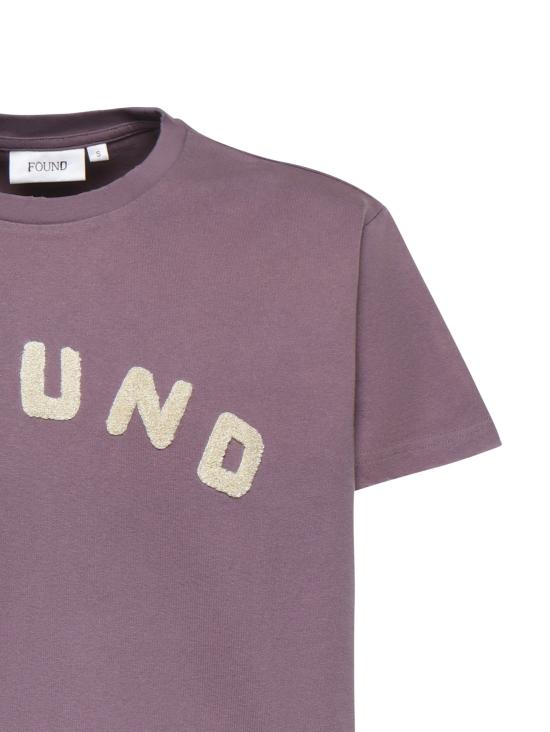 26SS FOUND 반팔 티셔츠 FOSS26TT09012 6363 WASHED EGGPLANT - OTHER BRANDS