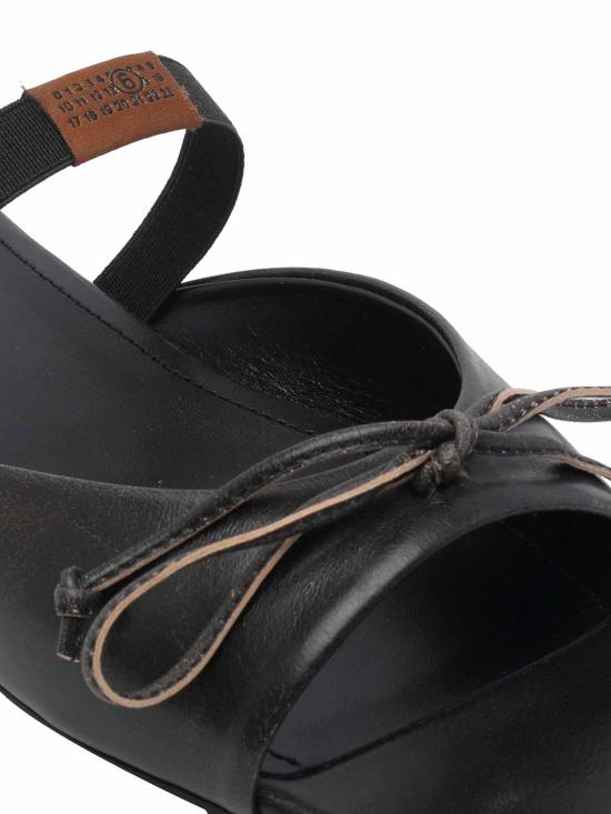 26SS MM6 메종마르지엘라 뮬/슬리퍼 S66WP0126P7706HB495 Black - MM6 MAISON MARGIELA