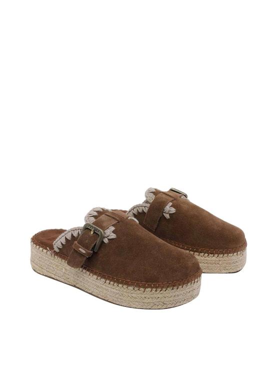 26SS 모우 뮬/슬리퍼 641000ANUTBR Brown - MOU
