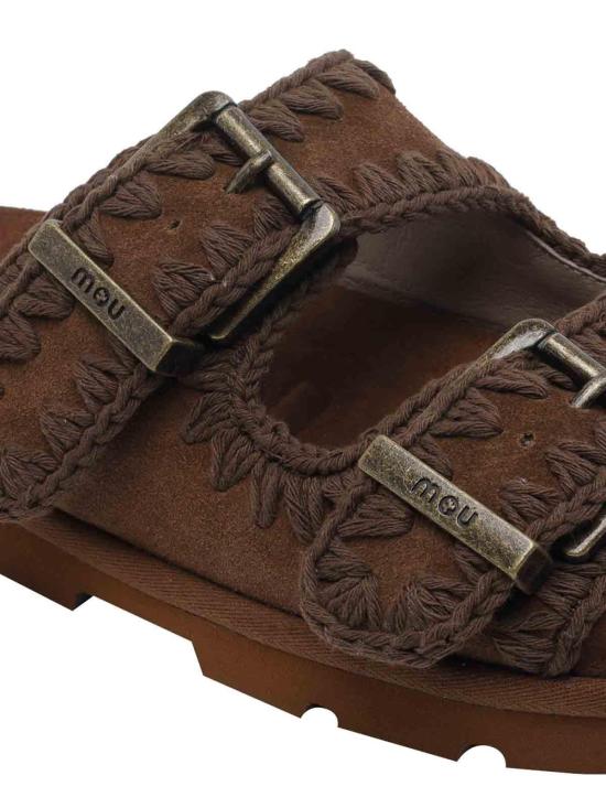 26SS 모우 뮬/슬리퍼 631000ANUTBR Brown - MOU