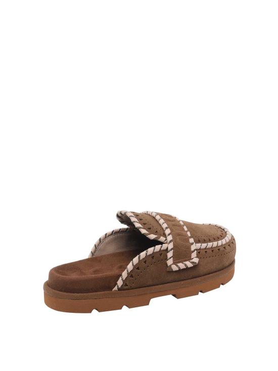 26SS 모우 뮬/슬리퍼 631007ANUTBR Brown - MOU