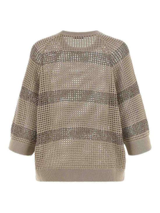 26SS 브루넬로 쿠치넬리 반팔 티셔츠 M58772800CKH72 Beige - BRUNELLO CUCINELLI