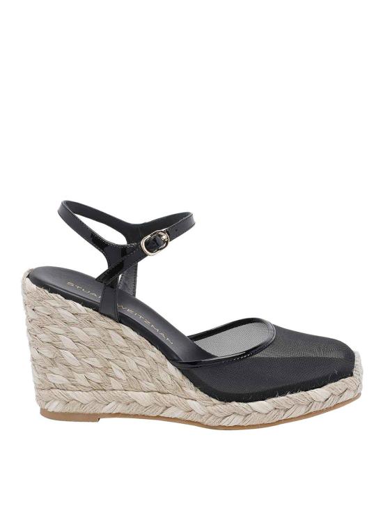 26SS 스튜어트 와이츠먼 샌들 SN776BAREITALLESPADRILLEMHGBLK Black