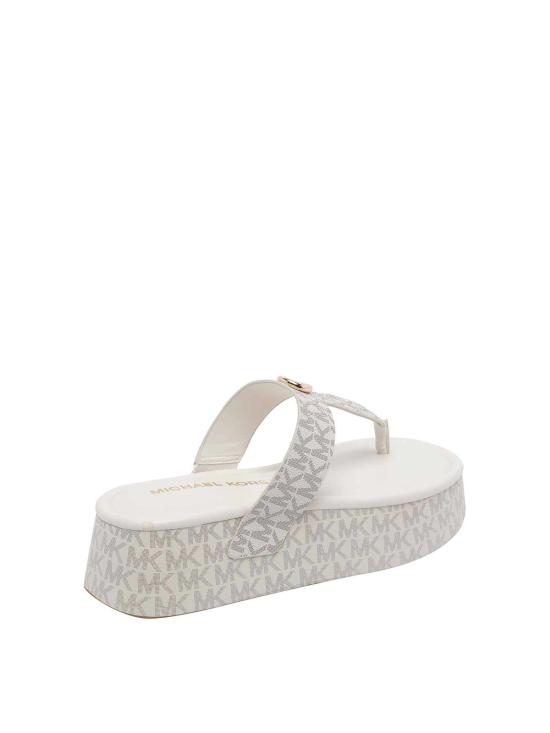26SS 마이클 코어스 뮬/슬리퍼 40R6KOFA2B150 White - MICHAEL KORS