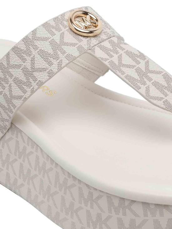 26SS 마이클 코어스 뮬/슬리퍼 40R6KOFA2B150 White - MICHAEL KORS