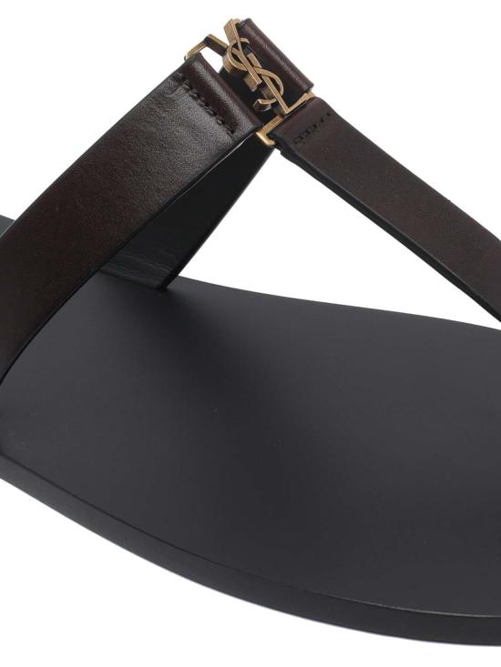 26SS 생로랑 뮬/슬리퍼 863525DWETT2023 Brown - SAINT LAURENT