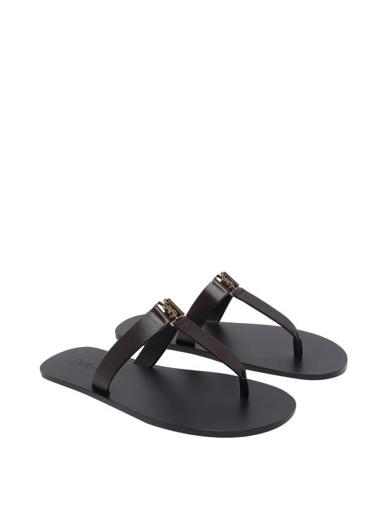 26SS 생로랑 뮬/슬리퍼 863525DWETT2023 Brown - SAINT LAURENT