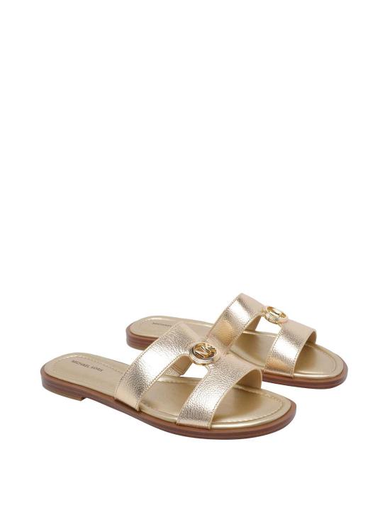 26SS 마이클 코어스 뮬/슬리퍼 40S6ERFS2M740 Gold - MICHAEL KORS