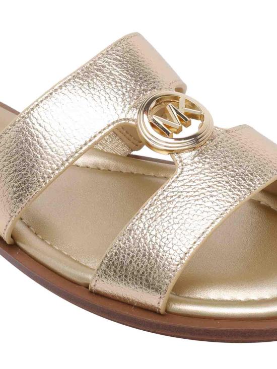 26SS 마이클 코어스 뮬/슬리퍼 40S6ERFS2M740 Gold - MICHAEL KORS