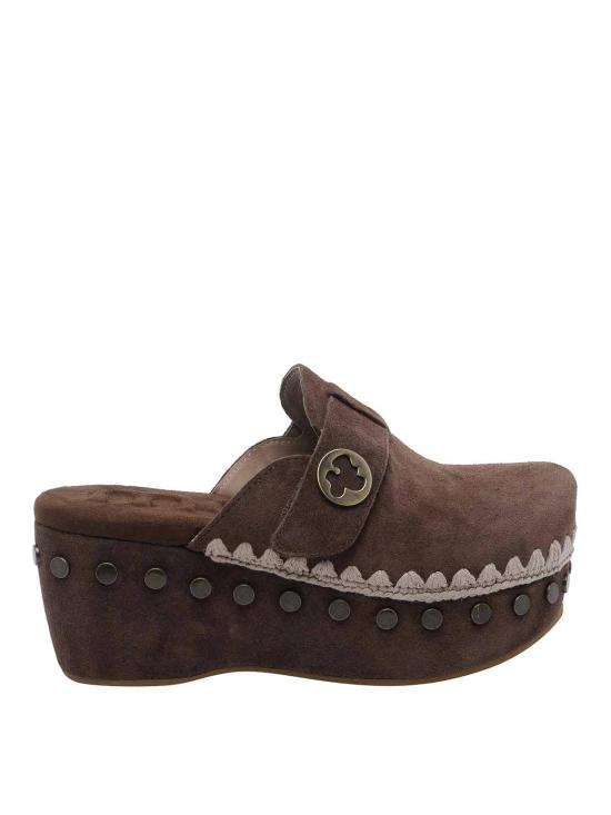 26SS 모우 뮬/슬리퍼 611001ADPBRO Brown