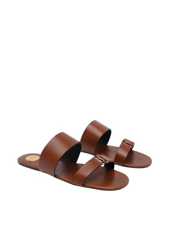 26SS 생로랑 뮬/슬리퍼 860809DWE006036 Brown - SAINT LAURENT