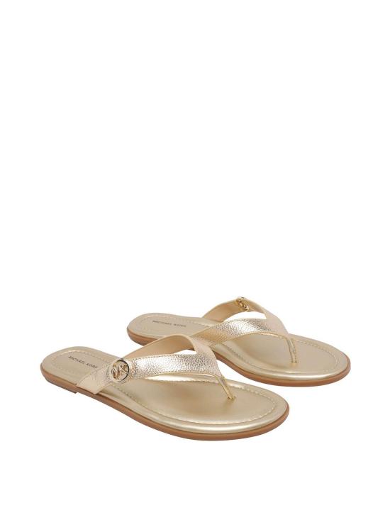 26SS 마이클 코어스 뮬/슬리퍼 40S6ERFS1M740 Gold - MICHAEL KORS