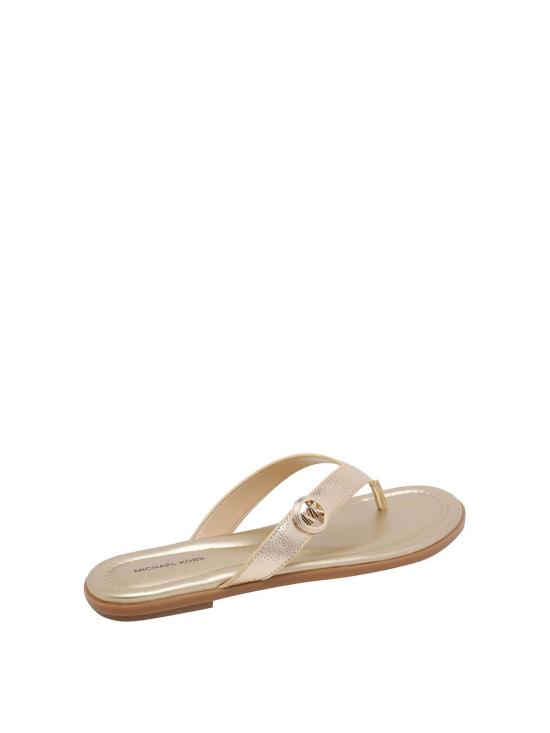 26SS 마이클 코어스 뮬/슬리퍼 40S6ERFS1M740 Gold - MICHAEL KORS
