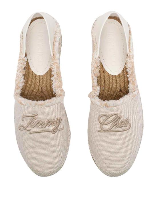 26SS 지미추 스니커즈 AVIFLATEIKALMONDMIXCAPPUCCINO White - JIMMY CHOO
