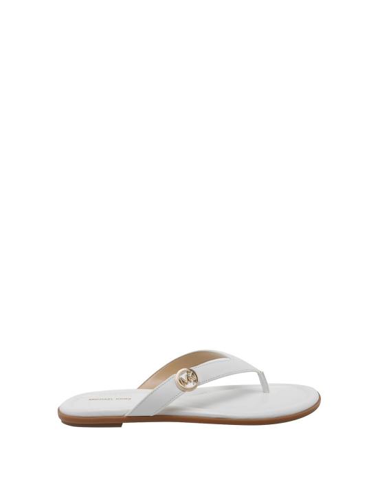 26SS 마이클 코어스 뮬/슬리퍼 40S6ERFS1L085 White - MICHAEL KORS