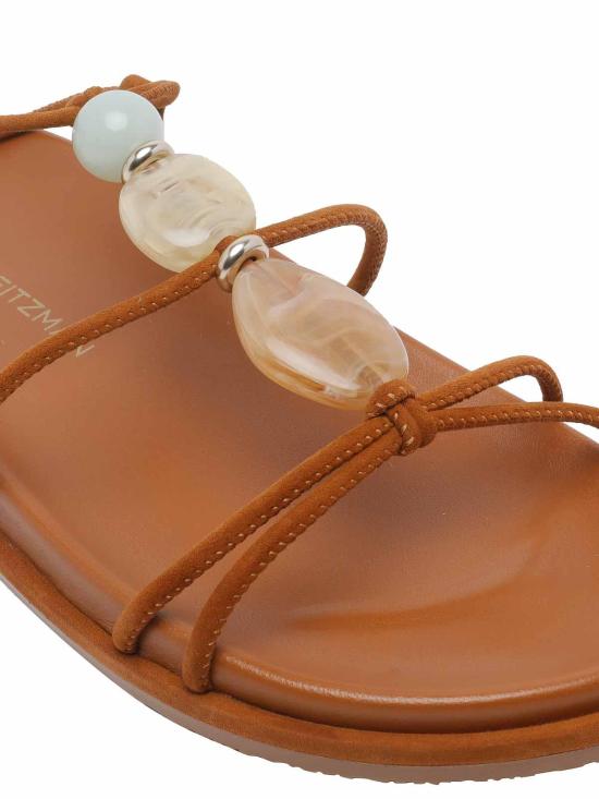 26SS 스튜어트 와이츠먼 샌들 SN694MAJORCAWRAPSUEYVY Brown - STUART WEITZMAN